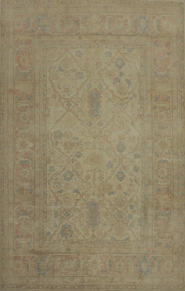 Vegetable Dye Oushak Living Room Area Rug 7x10