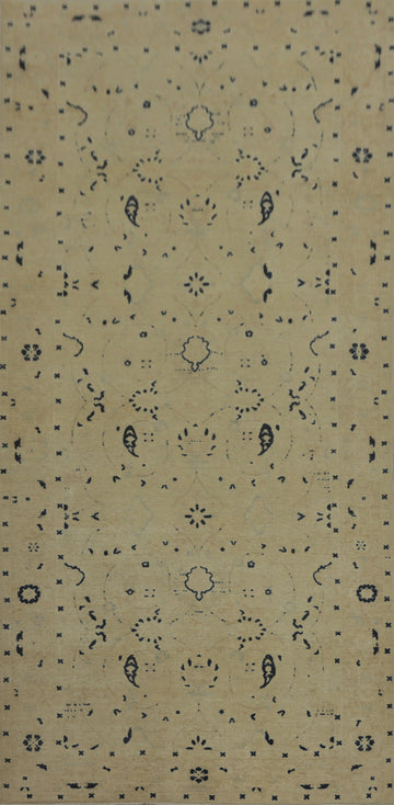 Vegetable Dye Oushak Living Room Area Rug 5x12