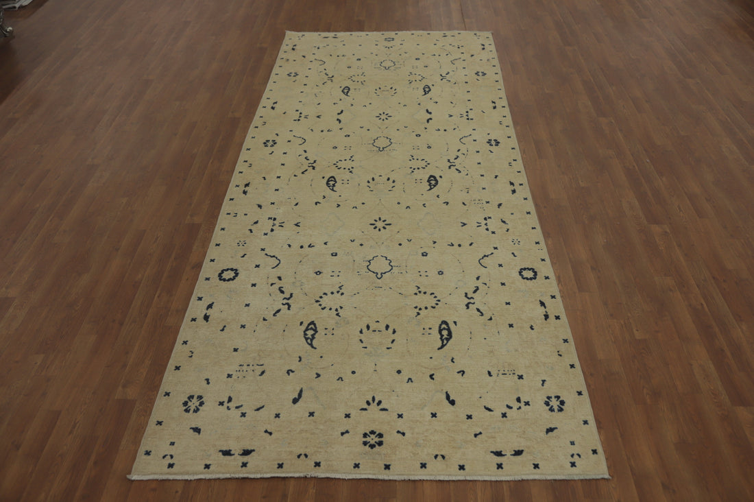 Vegetable Dye Oushak Living Room Area Rug 5x12
