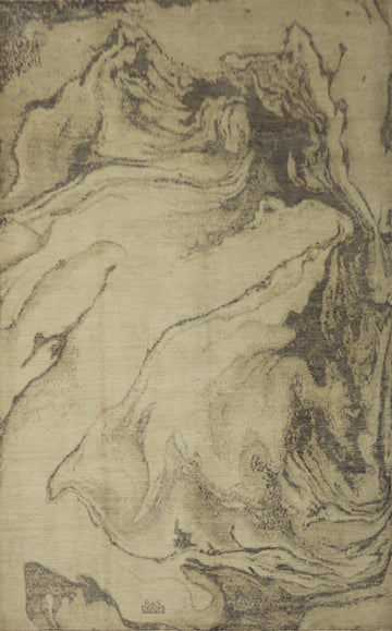 Vegetable Dye Abstract Room Size Area Rug 7x10