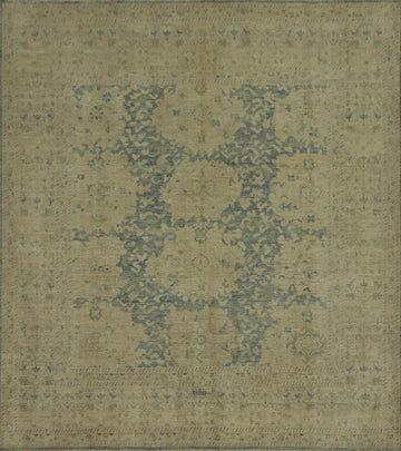 Vegetable Dye Oushak Square Large Rug 12x12