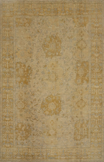 Vegetable Dye Oushak Living Room Area Rug 7x9