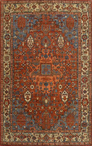 Vegetable Dye Heriz Serapi Large Area Rug 9x12