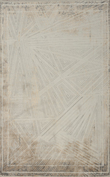 Modern Beige Area Rug 5x7 for Contemporary Living Spaces