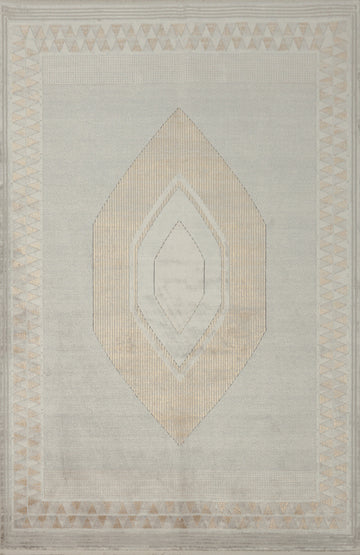 Geometric Elegance Subtle Design Area Rug 5x7