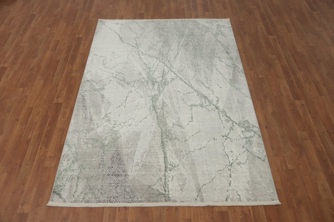 Luxurious Marble Patterned Rug for Contemporary Interiors 5x7