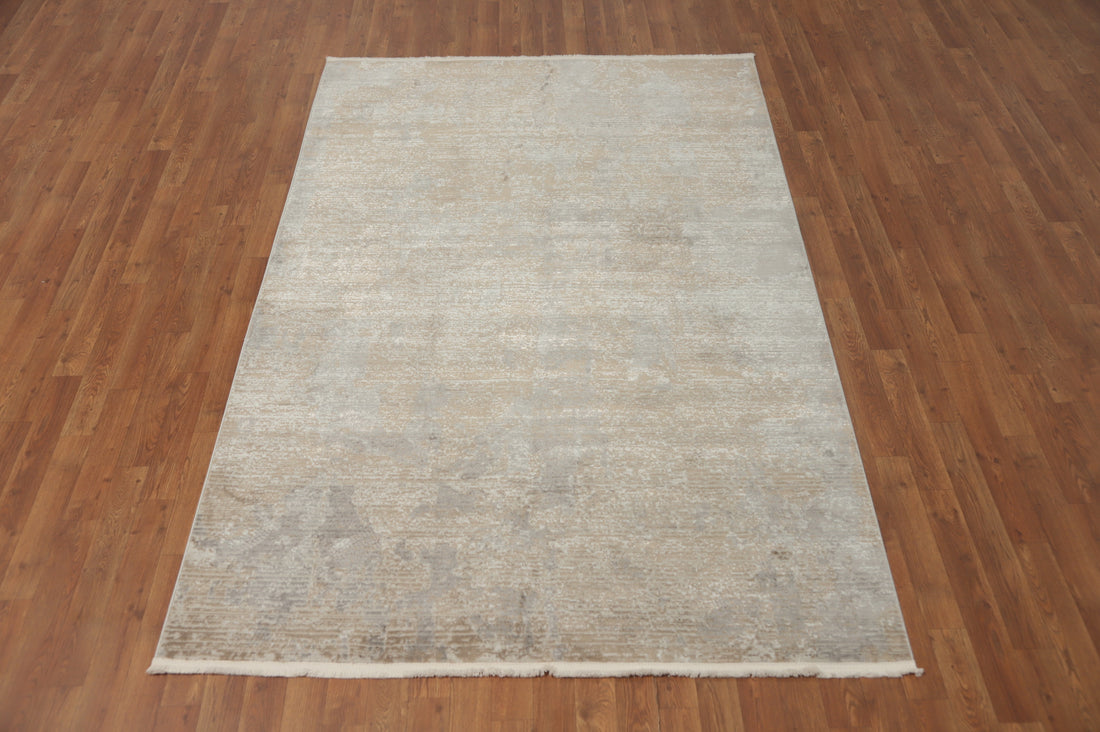 Contemporary Abstract Oriental Rug 5x7