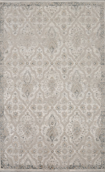 Detailed Floral Patterns Elegant Traditional Rug 5x7