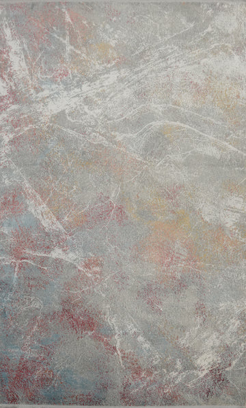 Unique Abstract Pastel Colors Contemporary Rug 5x7