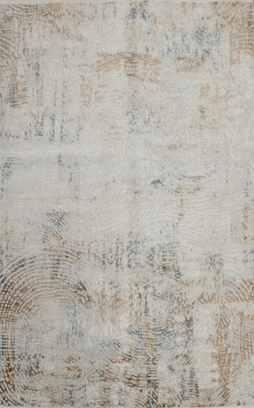 Subtle Earth Tone Accents Modern Interior Rug 5x7