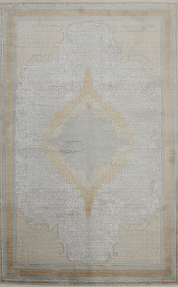 Classic Geometric Pattern Elegant Vintage-Style Area Rug 5x7