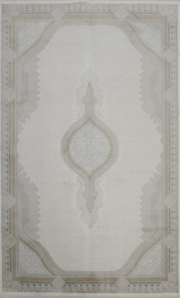 Luxurious Beige and Gray Perfect for Any Room Style Rug 5x7