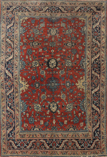 Vegetable Dye Tabriz Persian Area Rug 8x11