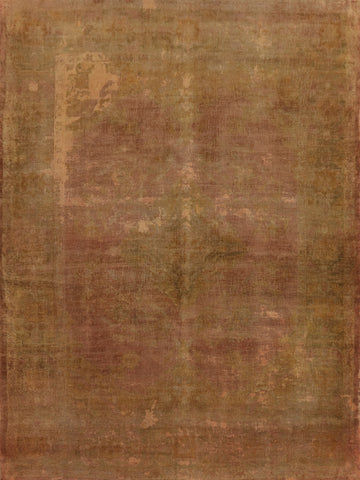 Pre-1900 Antique Oushak Vegetable Dye Area Rug 10x12