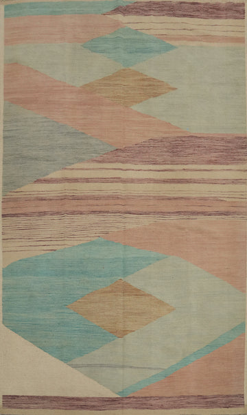 Elegant Pastel Geometric Rug for Contemporary Spaces 6x10