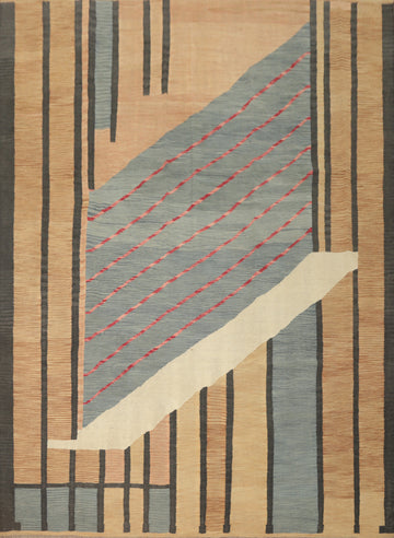 Tribal Wool Kilim Handwoven Area Rug 9x10