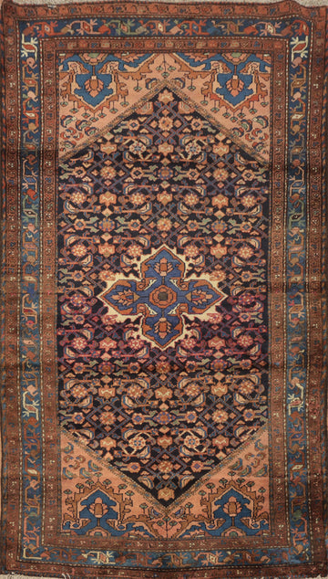 Vegetable Dye Hamedan Persian Rug 4x7