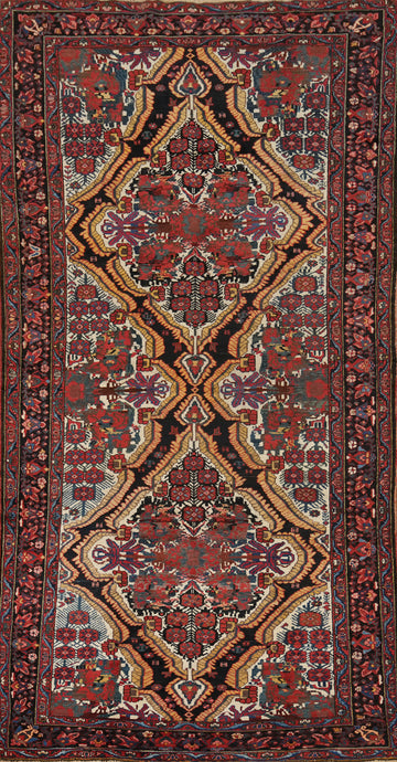 Vegetable Dye Wool Bakhtiari Persian Area Rug 6x13