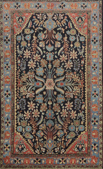 Vegetable Dye Floral Lilian Persian Rug 4x7