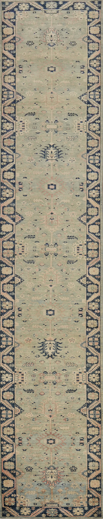 Sophisticated Runner Rug 3x22 with Timeless Oriental Patterns