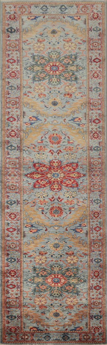 Vintage-Inspired Ziegler Runner Rug 3x11 Perfect for Classic Interiors