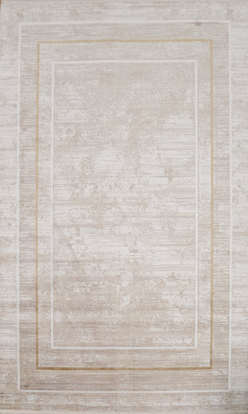 Harmony in Beige Neutral Tones Sleek Minimalist Aesthetic Rug 5x7