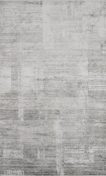 Contemporary Gray Abstract Rug 5x7 for Modern Living Rooms