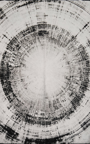Contemporary Artistic Rugs with Striking Circular Design