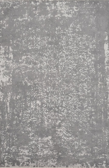 Modern Gray and White Abstract Rugs for Elegant Interiors