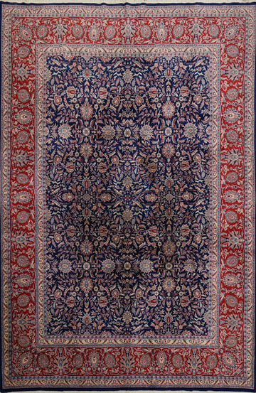 Vegetable Dye Kashan Persian Area Rug 9x12