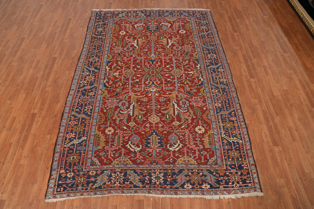 Vegetable Dye Heriz Serapi Persian Area Rug 7x10