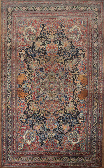Vegetable Dye Kashmar Persian Large Rug 10x16