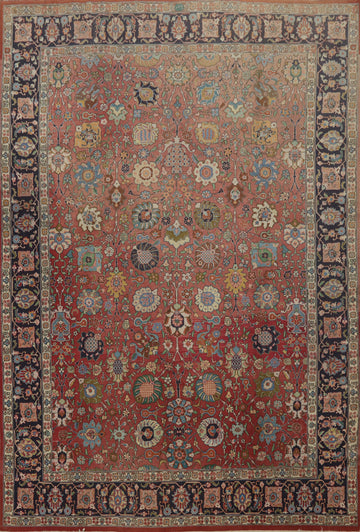 Handmade Wool Tabriz Persian Area Rug 10x13