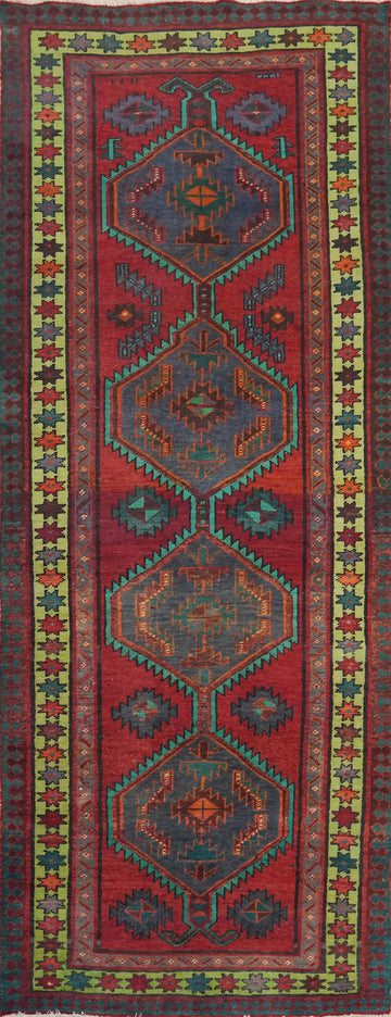 Geometric Ardebil Persian Runner Rug 3x9