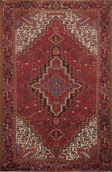 Vegetable Dye Heriz Persian Area Rug 7x10