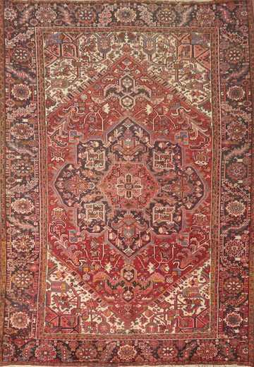Vegetable Dye Heriz Persian Area Rug 8x12