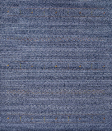Handmade Blue Gabbeh Square Area Rug 10x10
