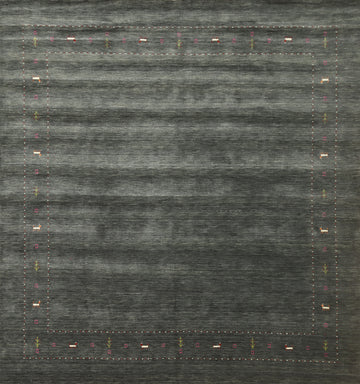 Tribal Wool Gabbeh Square Area Rug 10x10