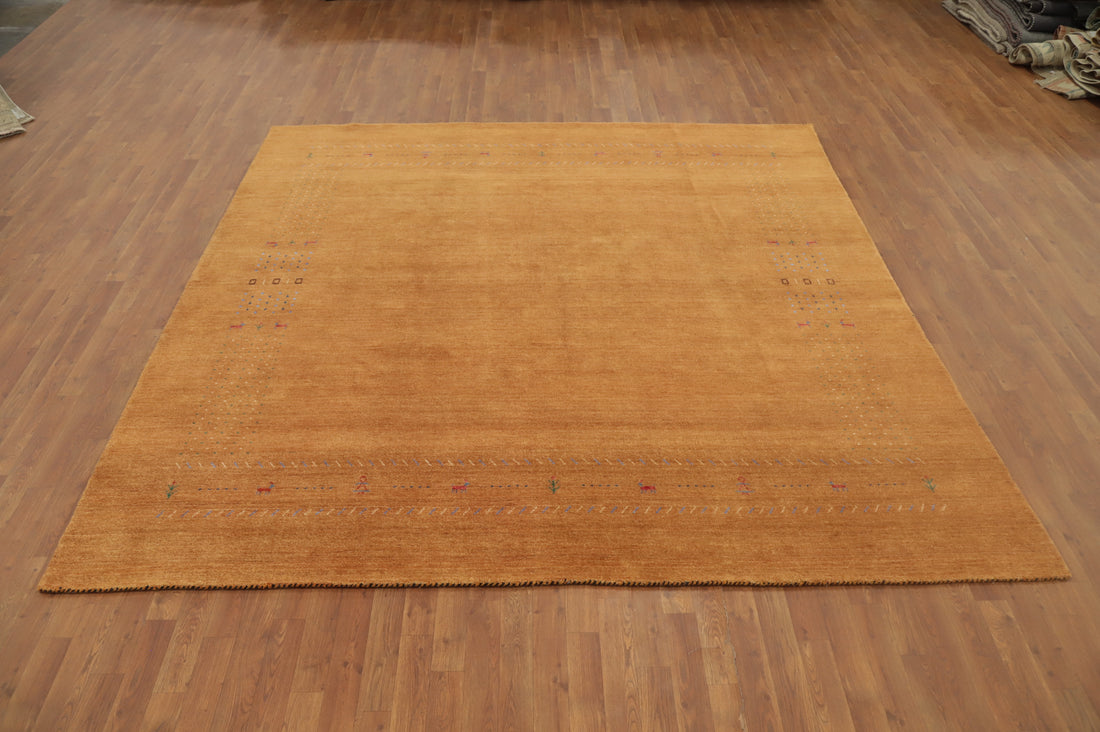 Handmade Gabbeh Square Wool Area Rug 9x9