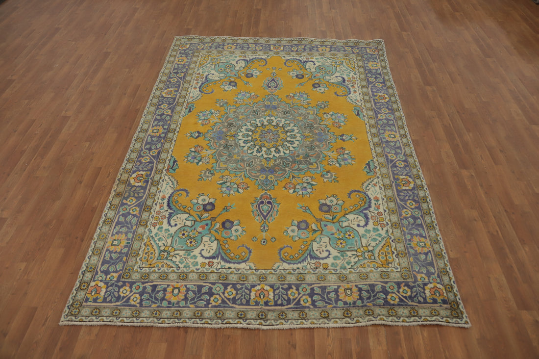 Traditional Beauty Tabriz Persian Area Rug 6x10
