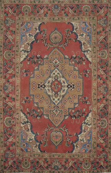 Traditional Wool Tabriz Persian Area Rug 7x10