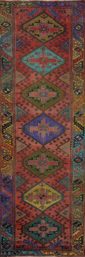 Handmade Wool Tabriz Persian Runner Rug 3x10