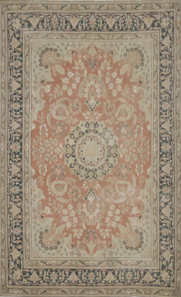 Vegetable Dye Kerman Persian Area Rug 7x10