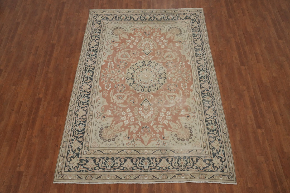 Vegetable Dye Kerman Persian Area Rug 7x10