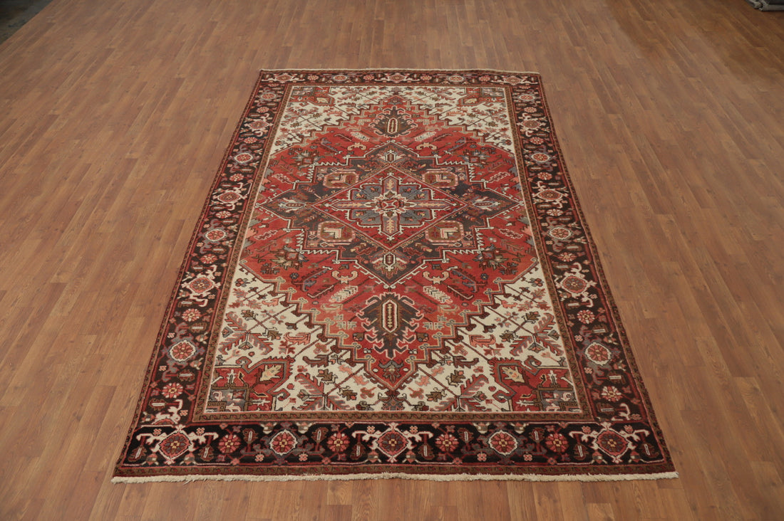Vegetable Dye Heriz Persian Area Rug 6x10