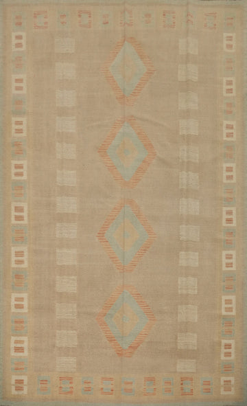 Tribal Wool Kilim Handwoven Area Rug 8x11