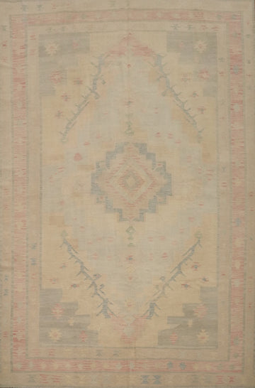 Geometric Kilim Flat Weave Area Rug 9x12