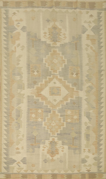 Vegetable Dye Kilim Handwoven Area Rug 6x10