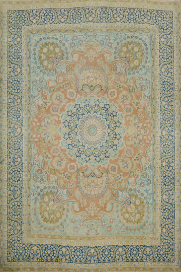 Vegetable Dye Kerman Persian Area Rug 10x13