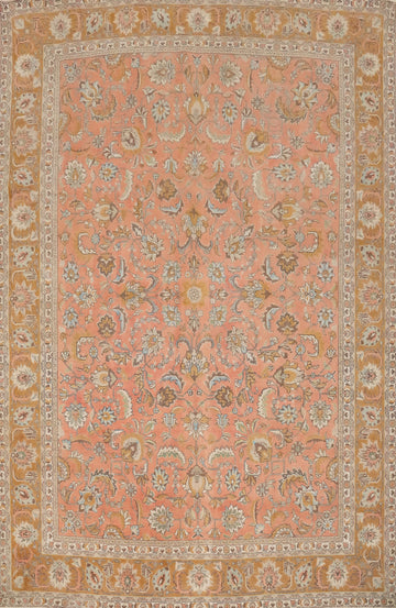 Handmade Floral Tabriz Persian Area Rug 10x13